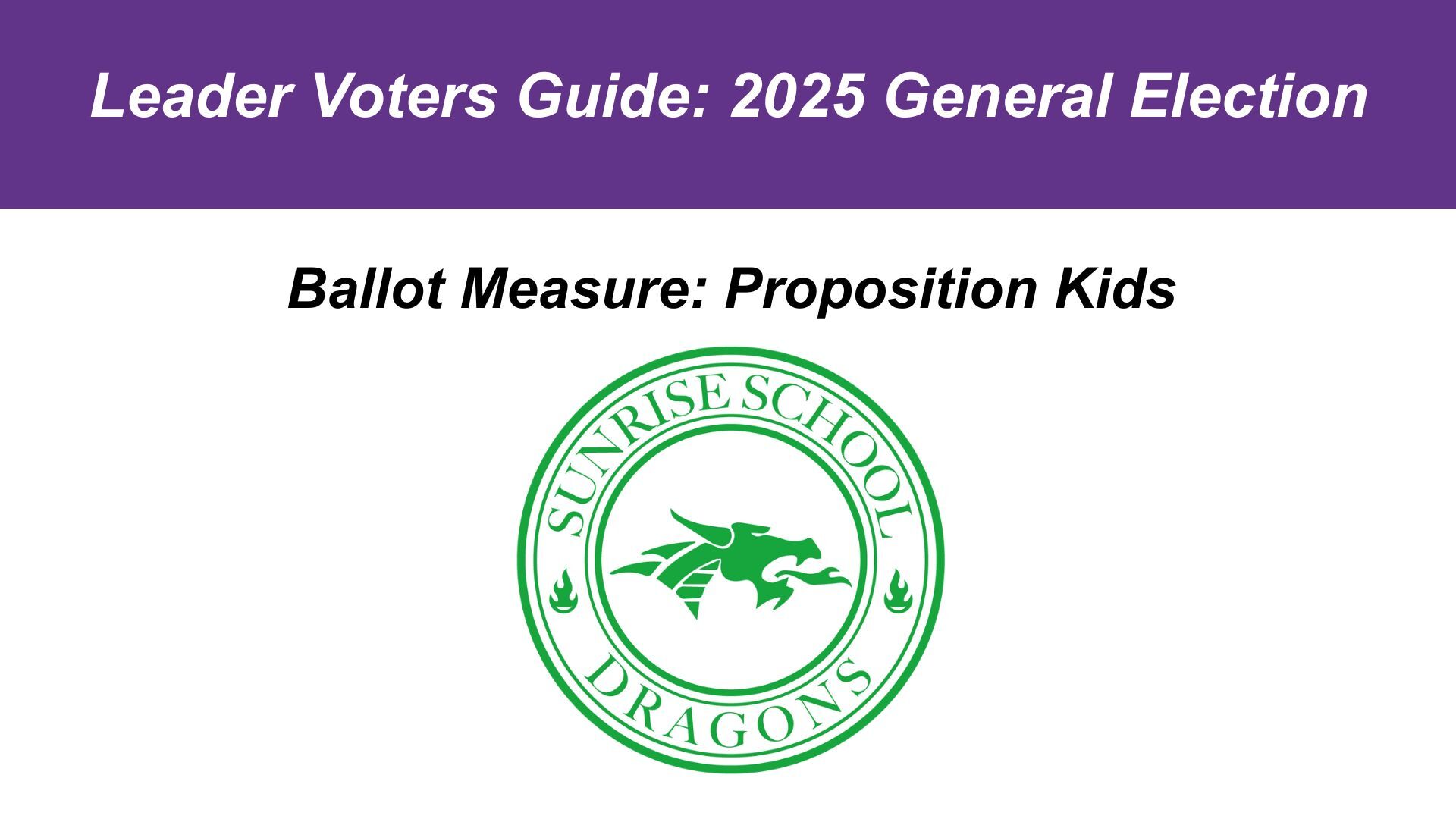 Sunrise School District asks voters to approve levy fund transfer